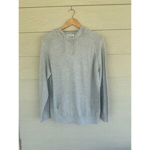 Precedent Los Angeles Cashmere Blend Knit Hoodie Heather Grey Men's XL